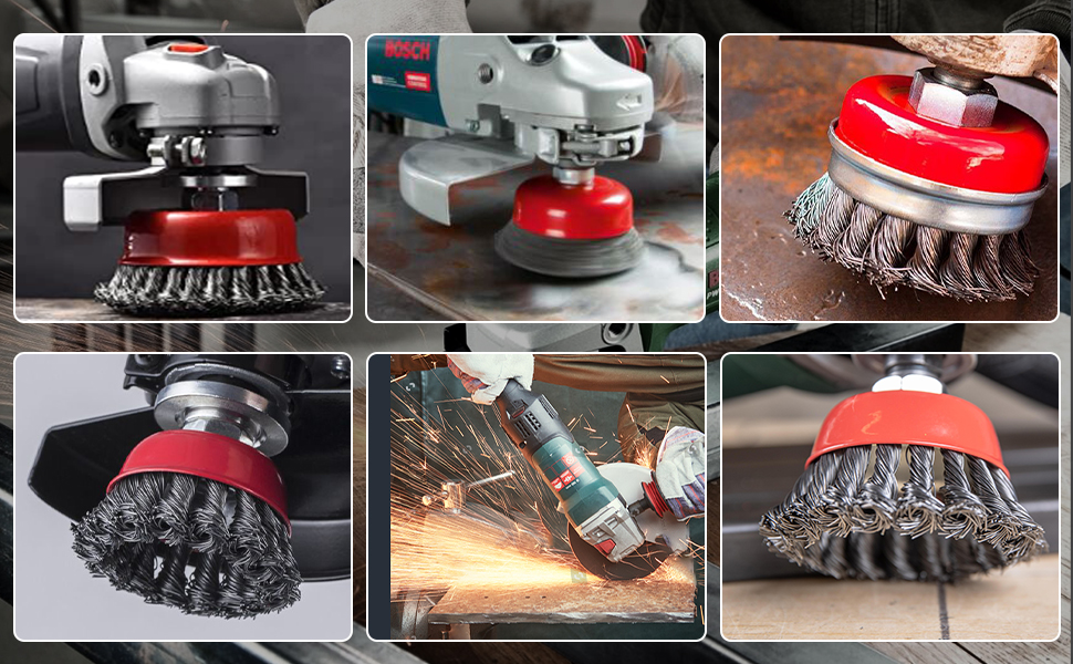 Wire Wheel Brush Cup Brush Set